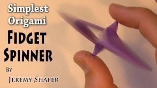 Simplest Fidget Spinner - Awesome Origami