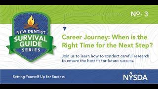 No. 3: Career Journey: When is the Right Time for the Next Step?