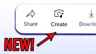 THE NEW YOUTUBE CREATE BUTTON!