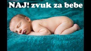 Uspavajte bebu - Najbolji Bijeli šum - 3h - HD Audio - Crni ekran - Zvuk za bebe