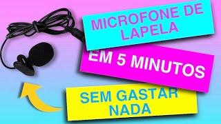 Como FAZER MICROFONE para GRAVAR VÍDEOS no YOUTUBE