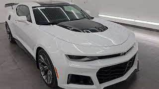 2023 CHEVROLET CHEVY CAMARO ZL1 AUTOMATICE SUMMIT WHITE 4K WALKAROUND 14645Z SOLD!