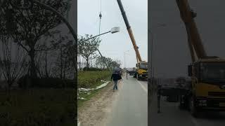 Light pole installation video