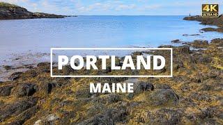 Portland, Maine - [4K] Drone Tour