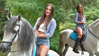 ️ Code Hr3 Horse Riding Vamp | Sexy girls riding horses - Miss Iris ️