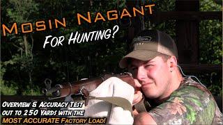 Mosin Nagant for Hunting? Overview and Accuracy Test Out to 250 Yards | Most Accurate Factory Load!