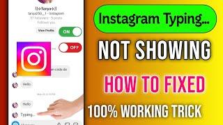 Instagram typing not showing | Typing option not showing in Instagram | typing on instagram