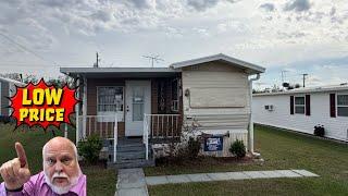 UNDER $10,000 Home With LOW LOT RENT! (Sun Burst Mobile Home Park Dade City Florida)!