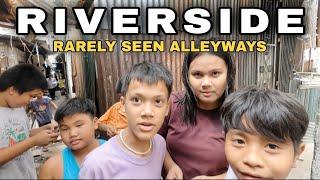 UNSEEN REAL LIFE in RIVERSIDE | A LOVELY WALK at QUEZON CITY METRO MANILA PHILIPPINES [4K] 