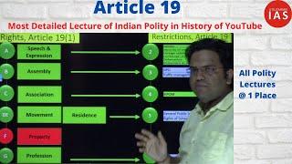 Article 19 of Indian Constitution | Fundamental Right | Right to Freedom |