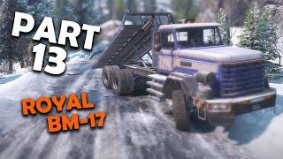 Where to find ROYAL BM-17 in Alaska | Easy Way #SnowRunner Gameplay Walkthrough Part 13