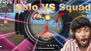 Solo vs Squad ranked gameplay .[16 kills] .Overpower gameplay.Garena Free Fire.