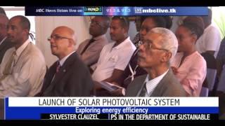 MBC Television - Solar Panels on Government House, Saint Lucia