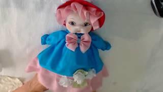 Tutorial . Muñeca de tela . Sobre botella de plastico.Мастер классы. Tetyana Shchepkina,