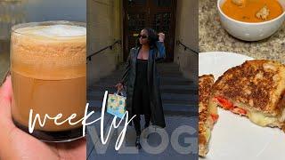 FALL VLOG | getting out of a funk  cook with me, spending time with friends, new products + bonfire