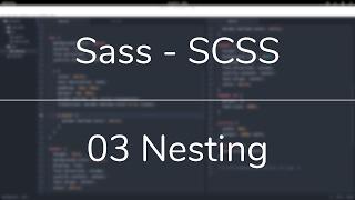 Nesting selectors in Sass for more intuitive code