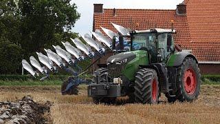 Fendt 1050 vario + 9 furrow Lemken Diamant 16 On-Land Plough | KMWP | Ploegen | Pflügen