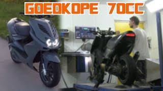 Hoeveel pk's zal de goedkope 70cc setup hebben?