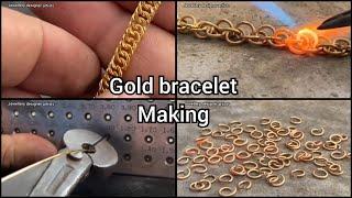 How 24K Gold Bracelet is Made | Gold Bracelet Making ,Jewelry