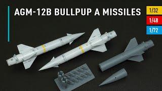 AGM-12B Bullpup A missiles (2 pcs) (3D Printed) (1/32, 1/48, 1/72 scale) by ResKit | Unboxing