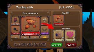 What People Trade For Crustacean Armor? in King Legacy