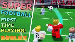 Playing SUPER FOOTBALL for the FIRST Time! (New Roblox Soccer Game 2023)