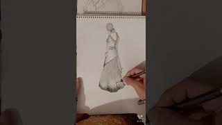 Pencil Sketch of a  beautiful Girl | POONAM ART