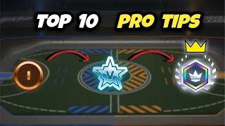 Top 10 Pro Tips to Rank Up In Rocket League Sideswipe!