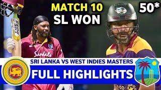 Sri Lanka Masters Vs West Indies Masters International Masters League 10th Match Ful Highlights 2025