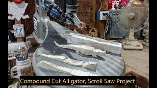 Compound Cut Alligator, Scroll Saw Project