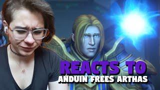 Mega Alliance Nerd Reacts To 9.2 Anduin Frees Arthas Cinematic