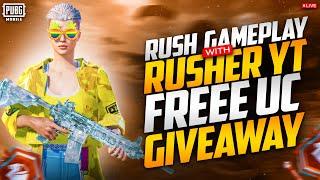 Pubg Live With Rusher YT I Rush Gameplay #youtubeshorts  #pubgmobile #shortslive