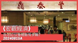 〈宏觀經濟〉2 EP_217a: 美國最新經濟數據顯示未有硬著陸風險/ 台灣經濟好餐廳難預訂/ 美國日本股市快速反彈 20240815a