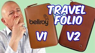 NEW Bellroy Travel Folio 2 and 1 COMPARED