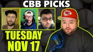 Tuesday CBB Picks with Kyle Kirms | College Basketball 12/17