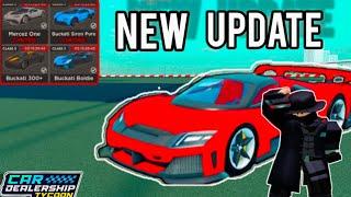 CORRE! NOVO CARRO LIMITADO NO CAR DEALERSHIP TYCOON. QUE DIA VOLTA A LOJA LIMITADA!