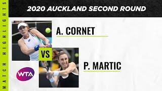 Alizé Cornet vs. Petra Martic | 2020 Auckland Open Second Round | WTA Highlights