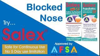 Salex SF Nasal Sprays - For Blocked Noses