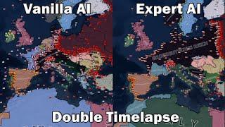 Hoi4 Expert AI VS Vanilla AI | Hoi4 Timelapse