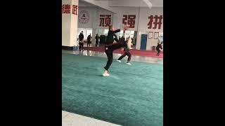 Shaolin double chain whip practice ( 双鞭 )