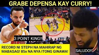 Legendary record ni Curry! Walang kapantay | Grabe! ganito pala depensa ng PHILLY kay Steph!