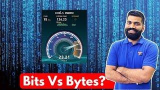 Bits Vs Bytes??? The BIG Difference!!!