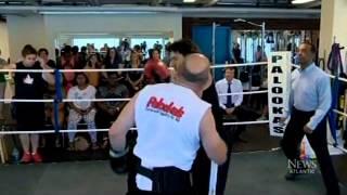 Mickey MacDonald & Justin Trudeau Boxing - CTV