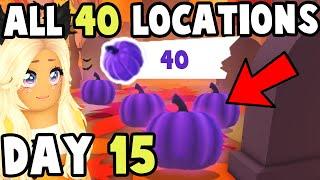 All 40 NEW Purple Pumpkin Locations in Adopt Me! Day 15