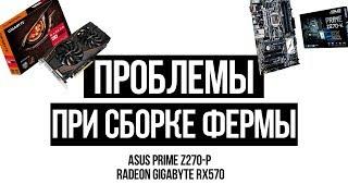 Проблемы при сборке фермы для майнинга на базе Asus Prime Z270-P и Radeon RX 570 Эдуард Затулывитер