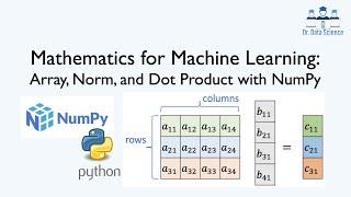 Mathematics for Machine Learning: Array, Norm, and Dot Product with NumPy