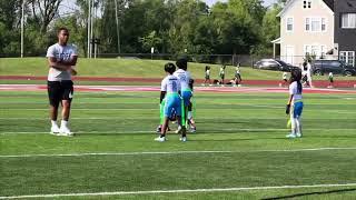 Noah Miles 5yrs old 6U Flag Football Highlights 2024