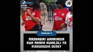 Mashabiki wakiingia uwanjani Kwa mkapa #diamondplatnumz #simbasc #yangasc