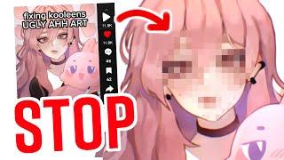 HATERS FIXED MY ART AGAIN???