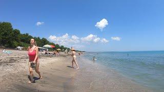 Walking Along the Beach in Burgas - Amazing Summer Day 2022